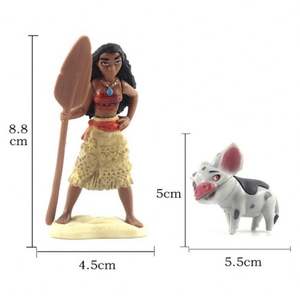 2021หุ่นโมเดลโมอาน่า6ตัว - Product Image 6