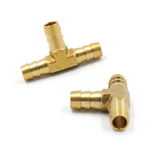 High Quality Brass Tee <b>Tube</b> Fitting Union Corrosion-<b>resistant</b> Agricultural Irrigation Pipe Fitting Inch OEM - Product Image 1