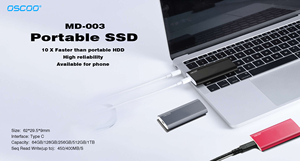 Voor Draagbare Ssd Externe Harde Schijf 256Gb-2Tb M2 Behuizing Sata <span class=keywords><strong>3</strong></span>.0 Expansie Poort Aluminium Legering Shell 401-500 Mb/s - Product Image 4