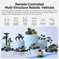 Controlador de Juegos Inalámbrico de Triple Modo con Joystick, Botones Mecánicos Táctiles, Compatible con PC, Android, iOS, Kit de Robot