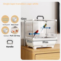 Grande cage à oiseaux pour perroquets et thrushcross, design de luxe en peau de tigre, usage domestique