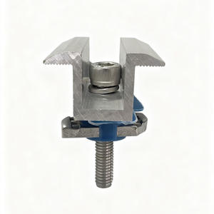 Alta Qualidade Vários Tamanhos De Alumínio Solar Rail Mid End Braçadeiras Fotovoltaica Painel Fixação Braçadeira - Product Image 3