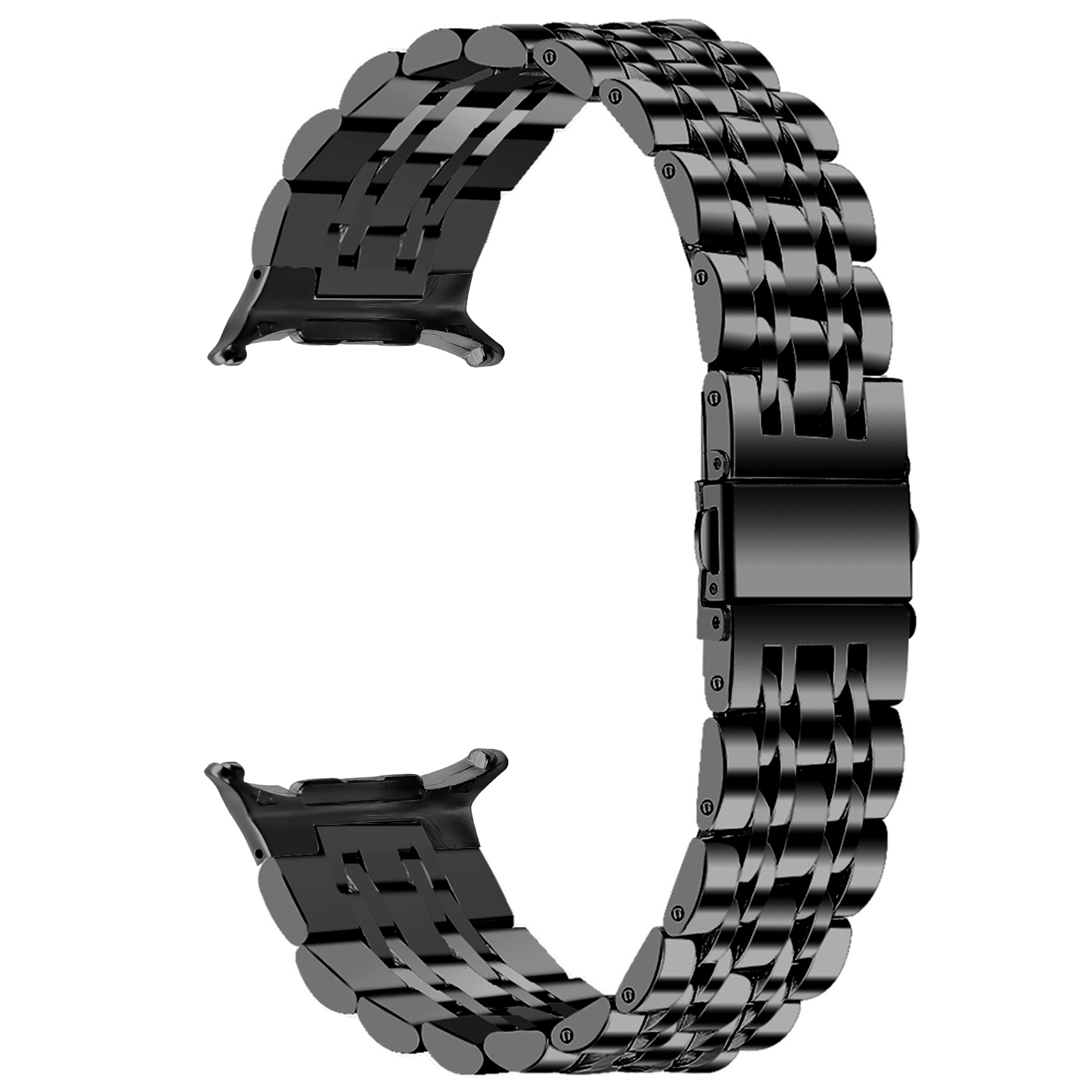 For Watch 8/8 Classic/7 Ultra Stainless Steel Charm Metal Strap 22mm Foldover Clasp Cross-border