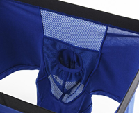 Nouvelle Tendance Sous-vêtements pour Hommes Boxers avec Support Scrotal et Poche de Séparation, Respirants, à Coupe Droite