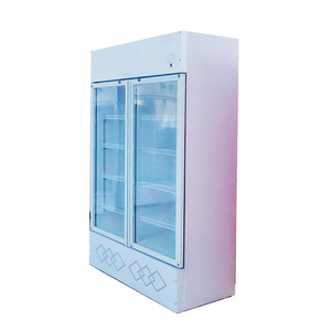 Réfrigérateur commercial vertical avec portes vitrées Pepsi, <span class=keywords><strong>dégivrage</strong></span> <span class=keywords><strong>automatique</strong></span> - Product Image 1