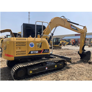 Oferta Especial: Excavadora de Orugas SANY SY75C Usada, Modelo 75, con Componentes Clave: Motor, Caja de Cambios, Bomba de Engranajes y Rodamientos, en Venta - Product Image 3