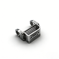 Support de pulvérisateur de pesticides en acier inoxydable usiné CNC - AS150U, support fixe QS9L-M pour tuyau de 20-25 mm