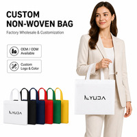 Sacs fourre-tout non tissés en gros, sacs de courses réutilisables, sacs d'épicerie personnalisés, sacs de shopping pour la vente au détail, sacs réutilisables avec logo personnalisé