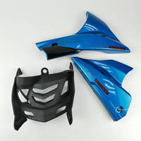 Couvercle latéral de moto WANOU TVS APACHE RTR 160 4V rouge bleu noir en plastique