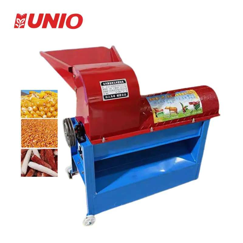 Multifunctional agriculture maize corn rice wheat sorghum soybean willet rapeseed thresher sheller dehuller process peel machine