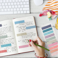 Notes Adhésives Transparentes Auto-Collantes Marque-Page Annotation Lecture Livre Onglet Clair Papeterie Mignonne Kawaii