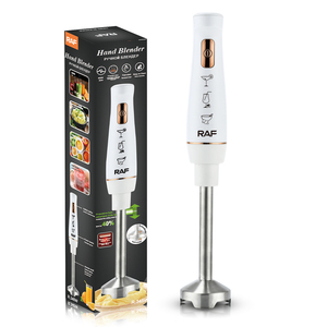 Mixeur plongeant RAF 800W, puissant mixeur à bâton avec moteur 16000 tr/min et lame rétractable ActiveBlade pour un mélange parfait, sans BPA - Product Image 1