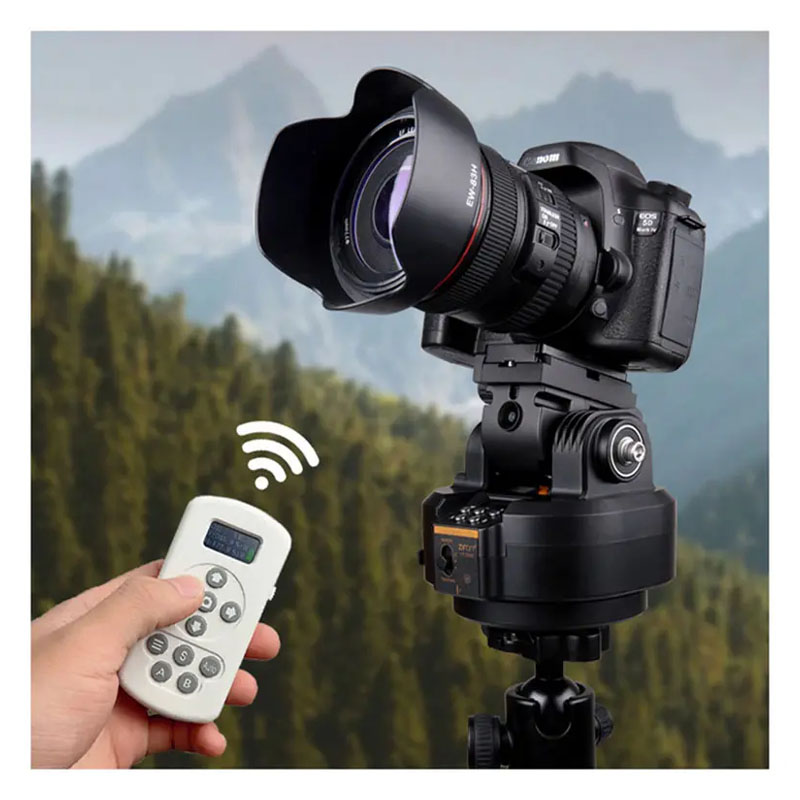 ZIFON YT-2000電動AI顔追跡パノラマ三脚ヘッド2KGベアリング