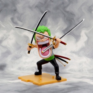Figurines d'<span class=keywords><strong>action</strong></span> d'anime One Piece, poses amusantes, Luffy, Zoro, Sanji, décoration de bureau, <span class=keywords><strong>mini</strong></span> statues, modèle de collection pour les fans - Product Image 2