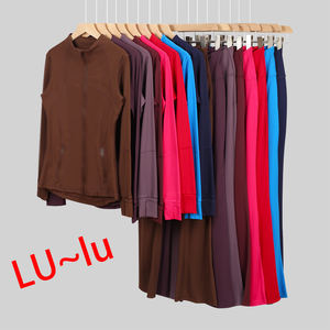 Ensemble de yoga complet INS <span class=keywords><strong>Lulu</strong></span> : veste, leggings <span class=keywords><strong>Lemon</strong></span>, sweat à capuche Define, soutien-gorge de sport, shorts, combinaisons, vêtements de sport pour femme - Product Image 4