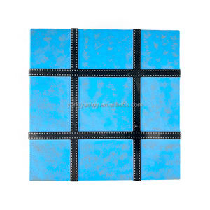 Caja de Palomitas de Maíz de Plástico Personalizada, Cubo de Palomitas de Maíz para Cine, 46 oz, Azul y Rojo a Rayas, con Tapa - Product Image 3