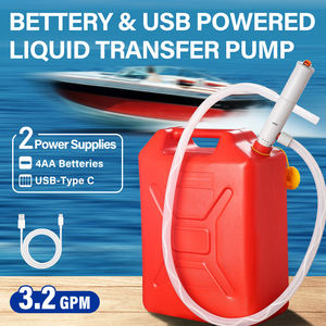 Pompe de transfert de carburant fiable à piles 3,2GPM de base et rentable en plastique durable - Product Image 2