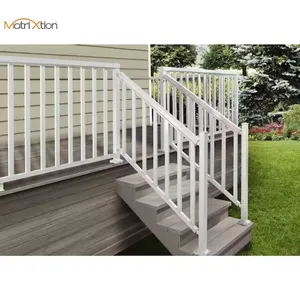 Sistema de barandilla de aluminio, barandilla de balaustrada para balcón, Barandilla de escalera