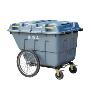 Nouveau style ! <span class=keywords><strong>Poubelle</strong></span> à déchets en plastique à pousser à la main de 400 l / <span class=keywords><strong>poubelle</strong></span> / bac à poussière - Product Image 2