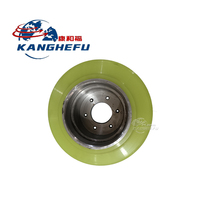 Applicable à NICHIYU FBR15electric pièces de chariot élévateur roue poussette électrique polyuréthane PU roue d'entraînement 330*145-180