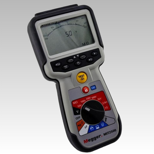 Para el probador portátil de aislamiento y continuidad de alto voltaje MIT2500, rango de 2.5 KV y 200 G con una precisión del 2% - Product Image 1