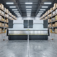 Machine de pliage électrique CNC entièrement automatique HARSLE pour la vente directe, presse plieuse durable pour le traitement de tôles d'aluminium