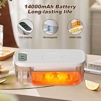 Boîte à lunch électrique sans fil 14000mAh Rechargeable Chauffage automatique 1L 5 réglages de température Étanche Portable Alimentaire