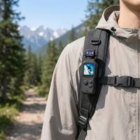 Mini caméra d'action 4K D1 avec objectif rotatif à 270 degrés, WiFi sans fil, caméra sportive portable, enregistreur vidéo extérieur