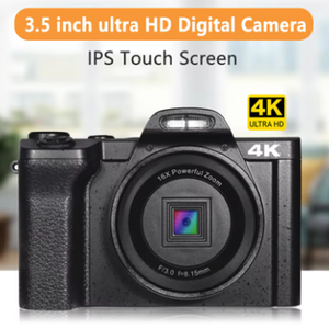 Cámara Digital 5K para Niños con Pantalla IPS de 3.5 Pulgadas y 48MP, Gran Angular de 16X, Macro de 16X, WIFI, Grabadora de Video, Vlog, Cámara Web para Fotografía - Product Image 5