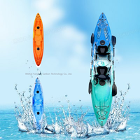 Kayak de pêche gonflable pliable ultraléger TOLEE, fabrication professionnelle, pour 2-3 personnes