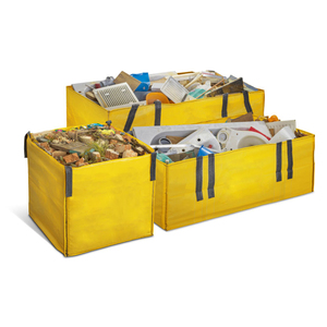 Dumpster Construction Waste Skip <strong>Bag</strong> PP Tonne Container Bulk FIBC Large <strong>Builder</strong> <strong>Bag</strong> 2000kg Recyclable Flat Bottom - Product Image 6