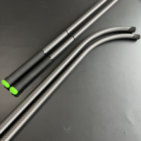 Épandeur d'appâts en carbone anti-corrosion de haute précision avec poignée ergonomique antidérapante pour la pêche en eau salée, bâton de lancer