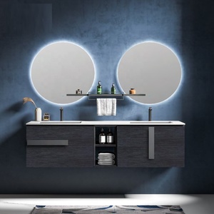 Mobilier de salle de bains en bois imei pro, meubles d'hôtel en bois étanche avec cadre en acier inoxydable, vente en gros - Product Image 6