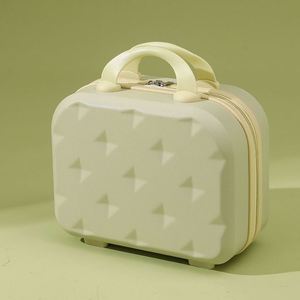 <span class=keywords><strong>Valise</strong></span> de mode en ABS de 14 pouces avec fermeture éclair et sac de rangement pour maquillage - Product Image 2