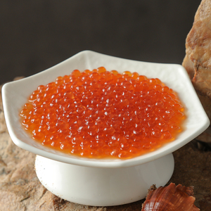 Œufs de <span class=keywords><strong>saumon</strong></span> Ikura marinés à la sauce soja au caviar rouge assaisonné, qualité sushi premium, œufs de poisson frais congelés pour la restauration - Product Image 2