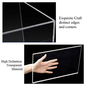 Personalizado para <span class=keywords><strong>FUNKO</strong></span> para protectores <span class=keywords><strong>Pop</strong></span> caja acrílica cuadrada de plástico PET duro con tapas magnéticas caja acrílica de Soda reciclable en relieve - Product Image 6