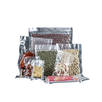 Sacs sous vide en PP mono transparents, imprimés sur mesure, thermosoudés, pour aliments congelés, emballage sous vide lisse pour viande fraîche