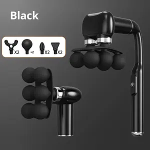 Pistola de Masaje 2 en 1 Totalmente Automática con Arco Curvo para Relajación Muscular, Martillo de Masaje en Forma de U, Masajeador Portátil de Mano - Product Image 3