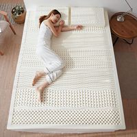 Vente en gros Prix sortie Thaïlande Caoutchouc naturel Latex 5cm Matelas anti-pression avec latex naturel Emballage sous vide dans une boîte