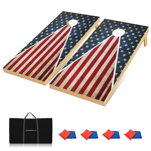 Jeux de <span class=keywords><strong>Cornhole</strong></span> portables GoSports, choisissez des planches de 4*2 pieds ou 3*2 pieds, comprenant 8 sacs de haricots et les règles du jeu, vente chaude - Product Image 1