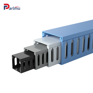 Venta Directa de Fábrica, Canaletas de Cableado de <span class=keywords><strong>PVC</strong></span> Ranuradas Ignífugas de Alta Calidad, Ductos de Cable de <span class=keywords><strong>PVC</strong></span> - Product Image 4