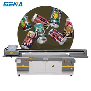 SENA großformatiger Tintenstrahl-UV-Flatbettdrucker 2513 höhenverstellbare Druckmaschine für 3D-Glas-Holz-Acryl-Schachtel-Flasche