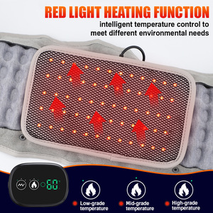 <span class=keywords><strong>Ceinture</strong></span> de massage <span class=keywords><strong>chauffante</strong></span> gonflable avec contrôle de la minuterie 0,5h, alimentation USB, <span class=keywords><strong>batterie</strong></span> au lithium, fonction musicale, soutien <span class=keywords><strong>lombaire</strong></span> chauffant - Product Image 2