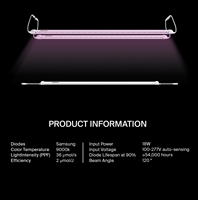 Tube LED de culture Sinowell 18W T5 intégré pour la croissance des plantes