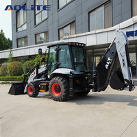 Mini-chargeuse-pelleteuse AOLITE BL90-25, 4x4, neuve, pour travaux de construction.