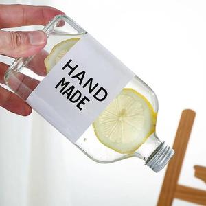 50ml <span class=keywords><strong>100ml</strong></span> 200ml 300ml <span class=keywords><strong>Flask</strong></span> phẳng nắp nhôm nước giải khát rượu vang đá lạnh Brew cà phê uống bao bì đồ uống chai thủy tinh - Product Image 5
