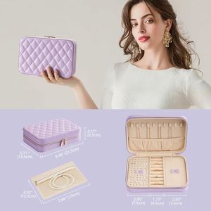 Caja Organizadora de Joyas con Divisores Ajustables, Bolsa de Almacenamiento Transparente, Almacenamiento Versátil, Regalo Ideal para Damas de Honor o Días Festivos - Product Image 5