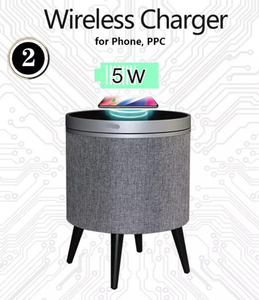 Máy Phát Nhạc Tiệc Tùng Trong Phòng Khách, Loa Thông Minh, Loa Siêu Trầm Để Bàn, Loa Bluetooth, Bộ Sạc Không Dây, Loa Bên Bàn - Product Image 1