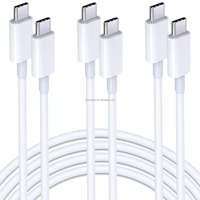 Cable de Carga USB Tipo-C de 1M 20W TPE para Dispositivos Android, Cámaras y Computadoras, Carga Rápida 3A, Blindaje Trenzado, Conductor de Cobre Puro