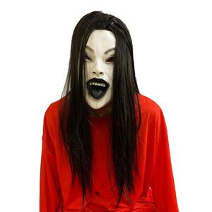 Masque de maquillage en latex pour Halloween, accessoire de tête pour Escape Room, maison hantée, jeu de meurtre, bar, NPC, accessoires de costume homme et femme - Product Image 2
